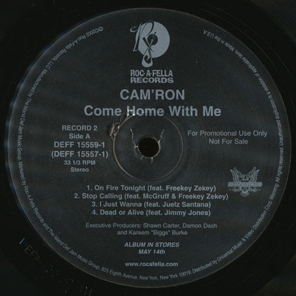 Cam'ron : Come Home With Me (2xLP, Album, Promo, Cle)