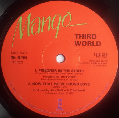 Third World : Now That We've Found Love (12")