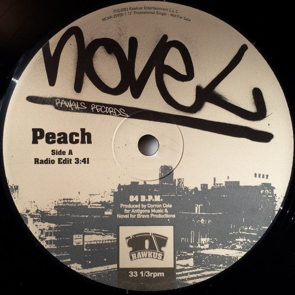 Novel : Peach (12", Single, Promo)