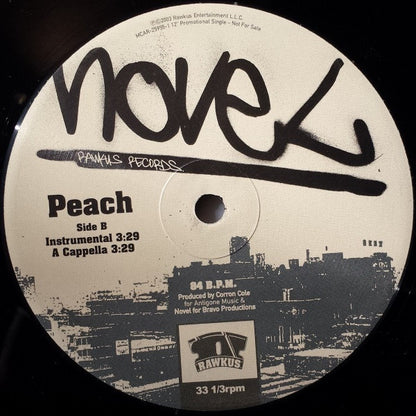 Novel : Peach (12", Single, Promo)