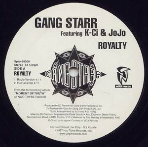 Gang Starr : Royalty (12", Promo)
