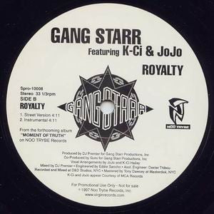 Gang Starr : Royalty (12", Promo)