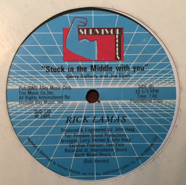 Rick Lamas : Stuck In The Middle With You (12", Promo)