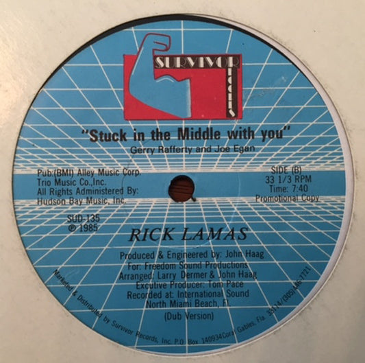 Rick Lamas : Stuck In The Middle With You (12", Promo)