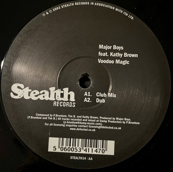 Major Boys Feat. Kathy Brown : Voodoo Magic (12")