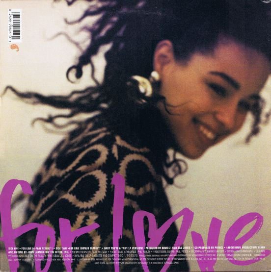 Jill Jones : For Love (12", Maxi, SRC)