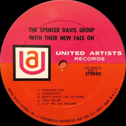 The Spencer Davis Group : With Their New Face On (LP, Album)