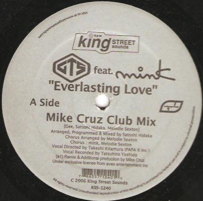 GTS Feat. Mink (4) : Everlasting Love (12")