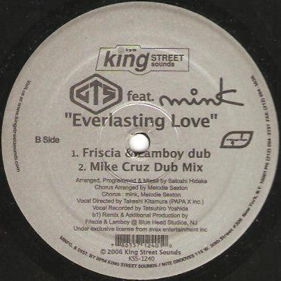 GTS Feat. Mink (4) : Everlasting Love (12")