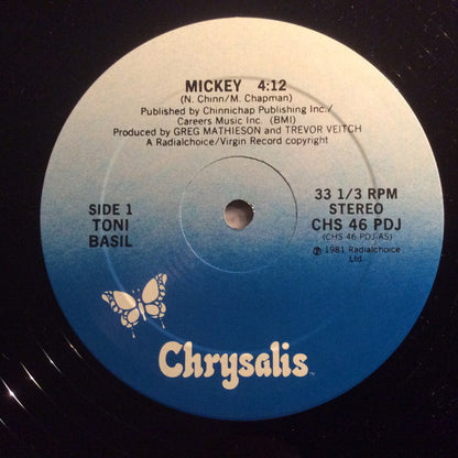 Toni Basil : Mickey (12", Promo)