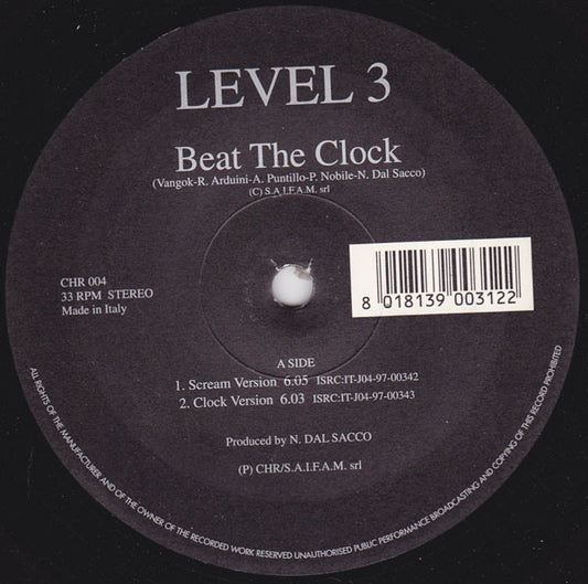 Level 3 (2) : Beat The Clock (12")