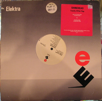 Shinehead : Family Affair (12", Single, Promo)