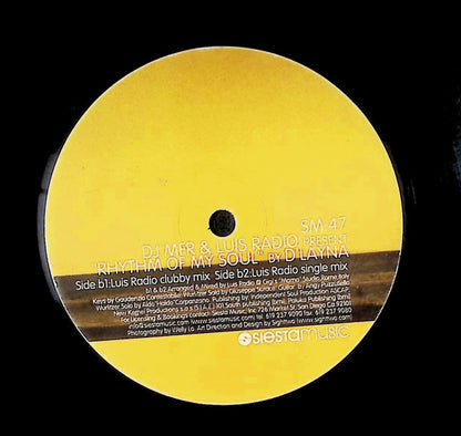 DJ MFR & Luis Radio Present D'Layna : Rhythm Of My Soul (12")