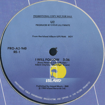 Steve Winwood / U2 : Night Train / I Will Follow (12", Promo)