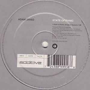 Adam Dived : State Of Panic (12")