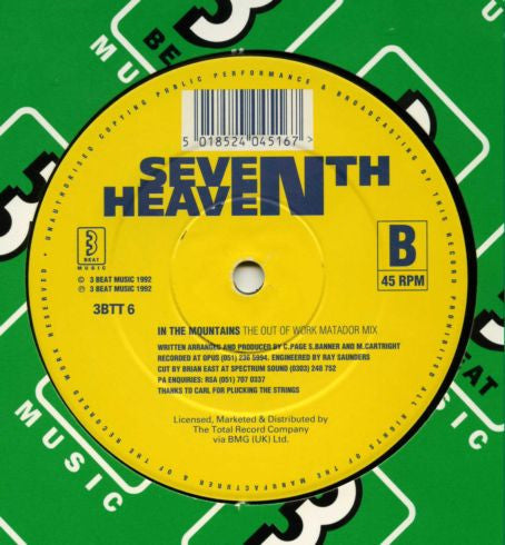 Seventh Heaven : Rhino (12")