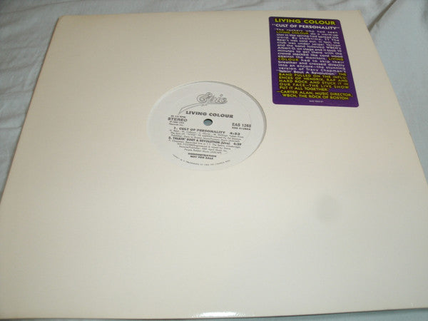 Living Colour : Cult Of Personality (12", Promo, Car)