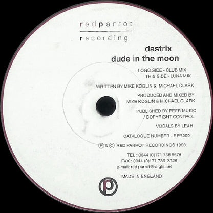 Dastrix : Dude In The Moon (12")