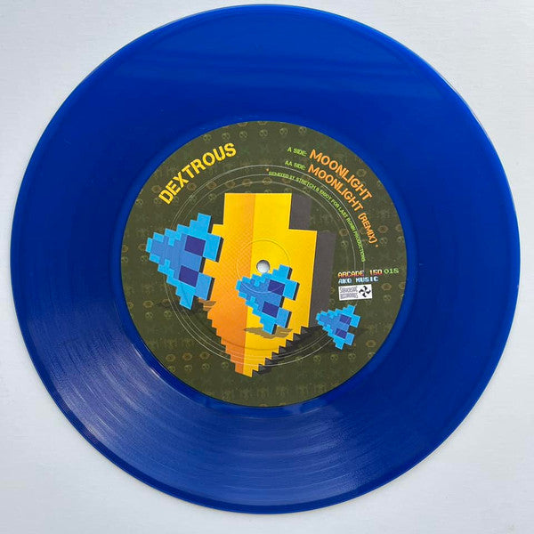 Dextrous : Moonlight / Moonlight (Remix) (12", Blu)