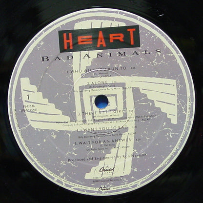 Heart : Bad Animals (LP, Album)