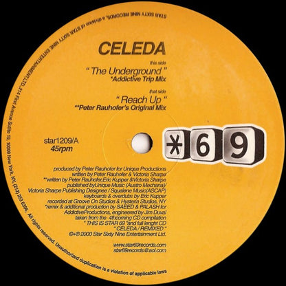 Celeda : The Underground / Reach Up (Part 1) (12", Sil)
