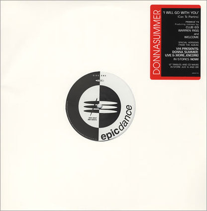 Donna Summer : I Will Go With You (Con Te Partiró) (Promo #2) (12", Promo)