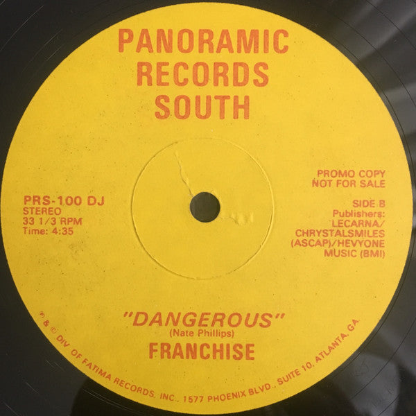 Franchise (3) : Dangerous (12", Promo)