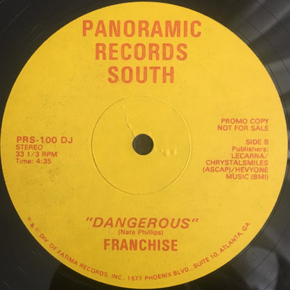 Franchise (3) : Dangerous (12", Promo)