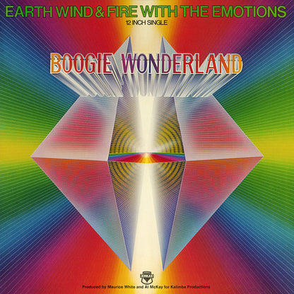 Earth Wind & Fire* With The Emotions : Boogie Wonderland (12", Single, Pit)