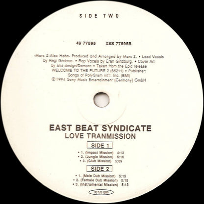 East Beat Syndicate : Love Transmission (12")