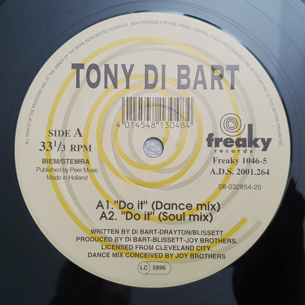 Tony Di Bart : Do It (12")