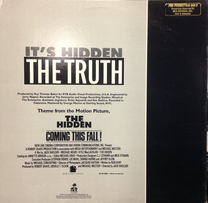 The Truth (6) : It's Hidden (12", Single, Promo)