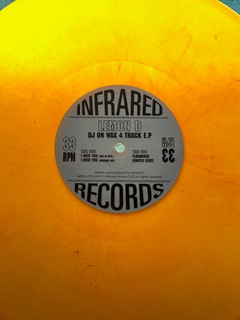 Lemon D : DJ On Wax 4 Track E.P (12", EP, RE, Ora)