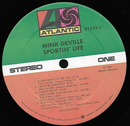 Mink DeVille : Sportin' Life (LP, Album, Spe)