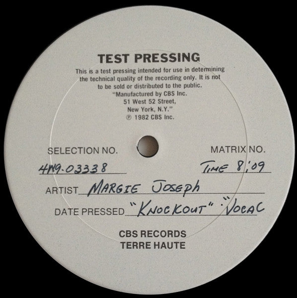 Margie Joseph : Knockout (12", TP)