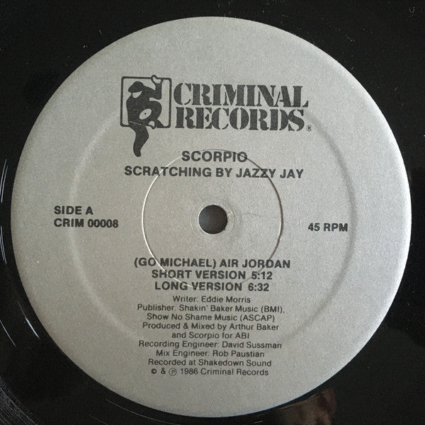 Scorpio (3) : (Go  Michael) Air Jordan (12")