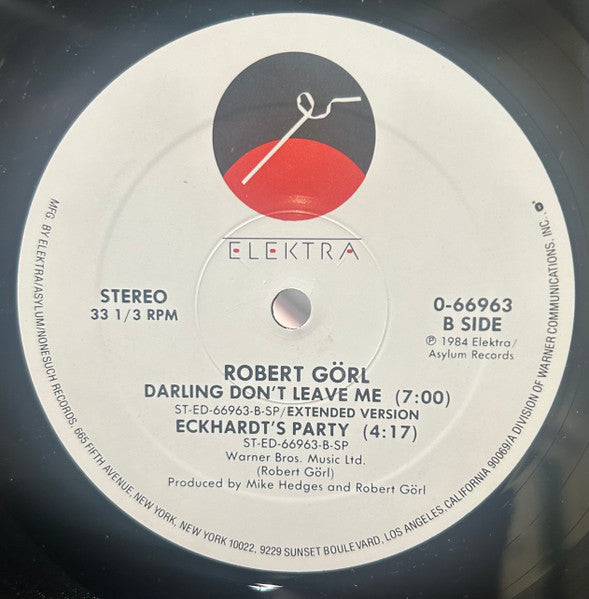 Robert Görl : Darling Don't Leave Me (12")