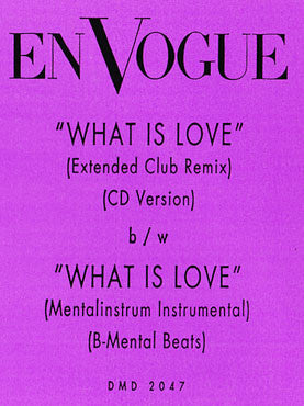 En Vogue : What Is Love (12", Promo)
