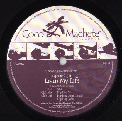 Razor Cain : Livin' My Life (12")