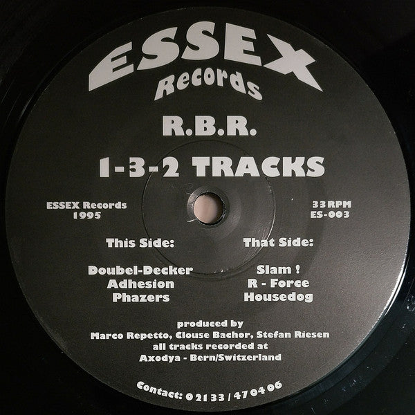 R.B.R. : 1-3-2 Tracks (12")