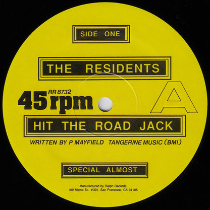 The Residents : Hit The Road Jack (Special Almost Dance Mix) (12")
