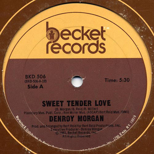 Denroy Morgan : Sweet Tender Love (12")