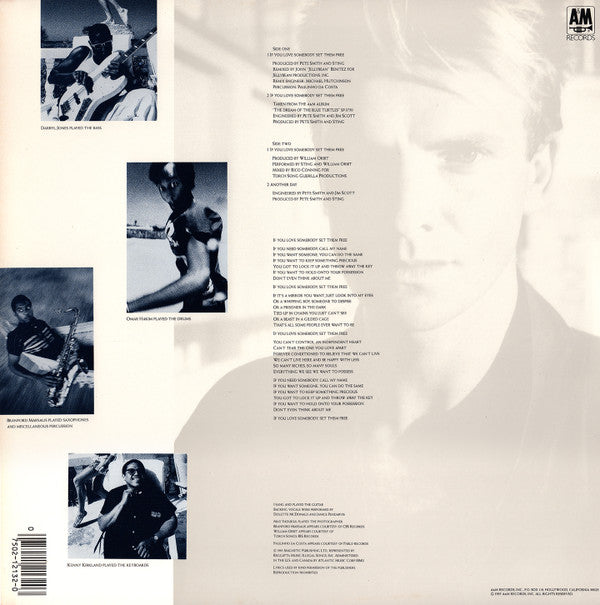 Sting : If You Love Somebody Set Them Free (12", R)