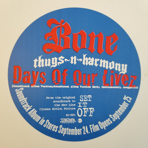 Bone Thugs-N-Harmony : Days Of Our Livez (12", Promo)