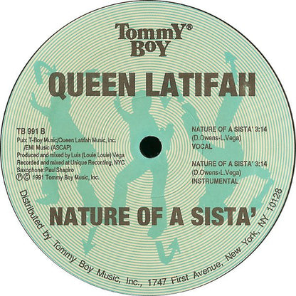 Queen Latifah : Fly Girl / Nature Of A Sista' (12")