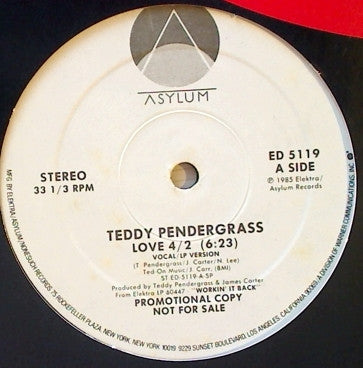 Teddy Pendergrass : Love 4/2 (12", Promo)
