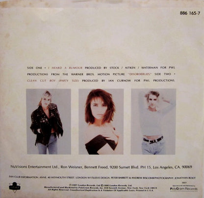 Bananarama : I Heard A Rumour (7", Single, Spe)