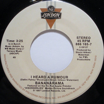 Bananarama : I Heard A Rumour (7", Single, Spe)