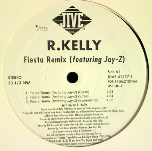 R.Kelly* : Fiesta (12", Promo)