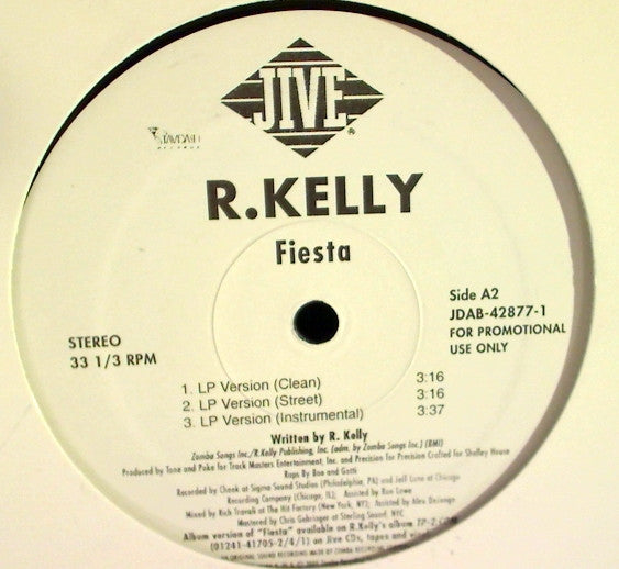 R.Kelly* : Fiesta (12", Promo)